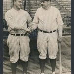1927 photo Lou Gehrig Babe Ruth