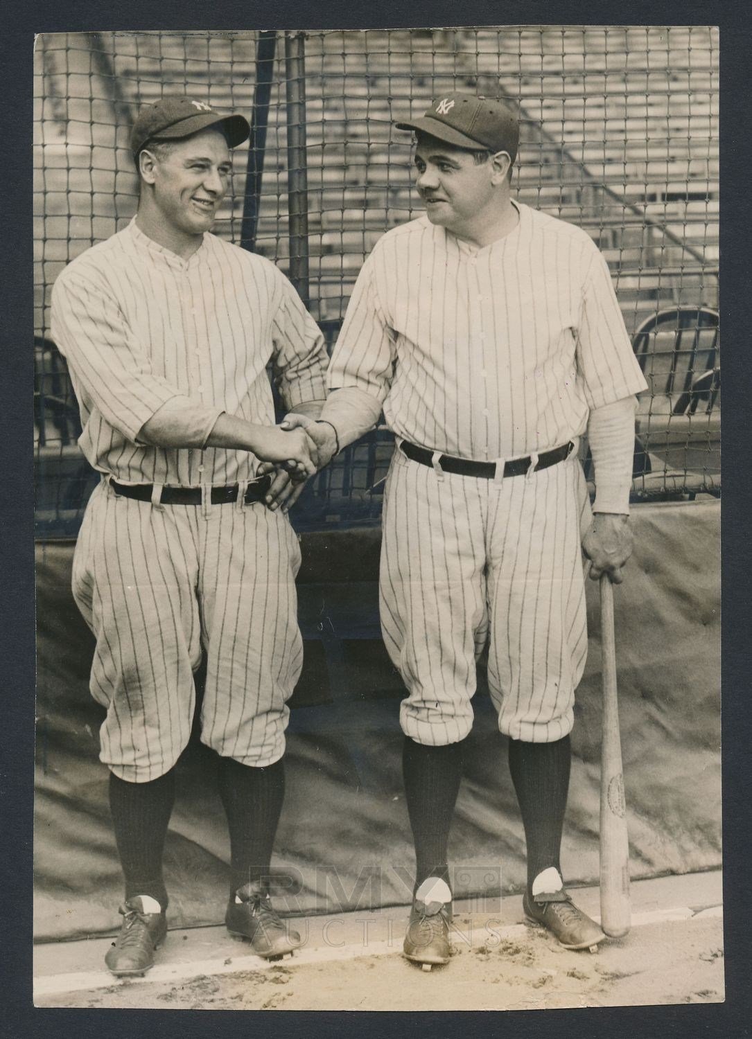 Original 1927 Gehrig-Ruth Photo Highlights RMY Premier Auction
