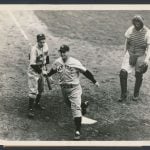 Lou Gehrig 1937 World Series home run photo