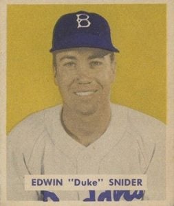 1949 Bowman Duke Snider
