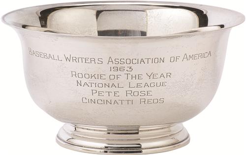 Pete Rose Rookie of the Year award 1963