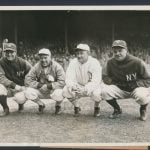 Lou Gehrig Tris Speaker Ty Cobb Babe Ruth photo 1928