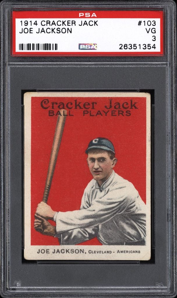 Joe Jackson 1914 Cracker Jack