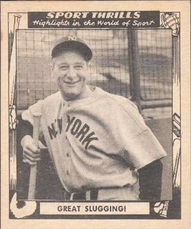 Lou Gehrig Great Slugging 1948 Swell Sport Thrills