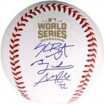 Cubs World Series team signed baseball