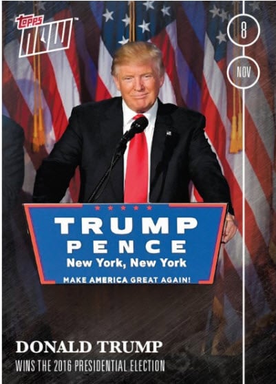 Donald Trump trading card 2016