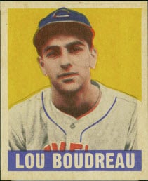 Lou Boudreau 1948 Leaf