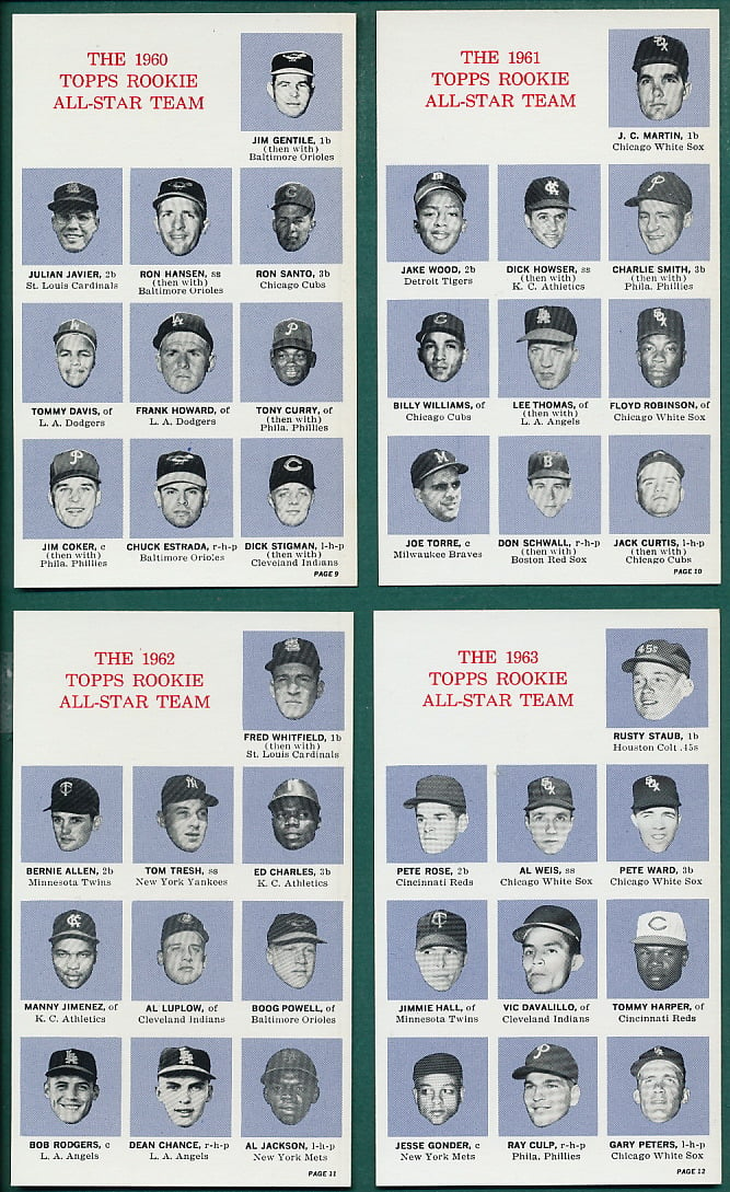 Topps Banquet cards 1964