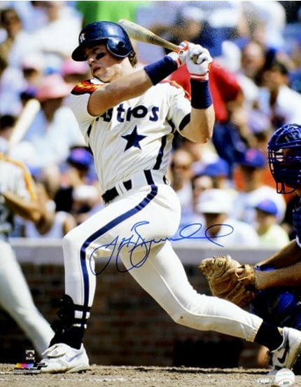 Autographed Jeff Bagwell picture