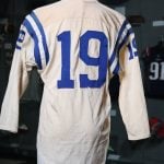 Game worn Johnny Unitas Colts jersey
