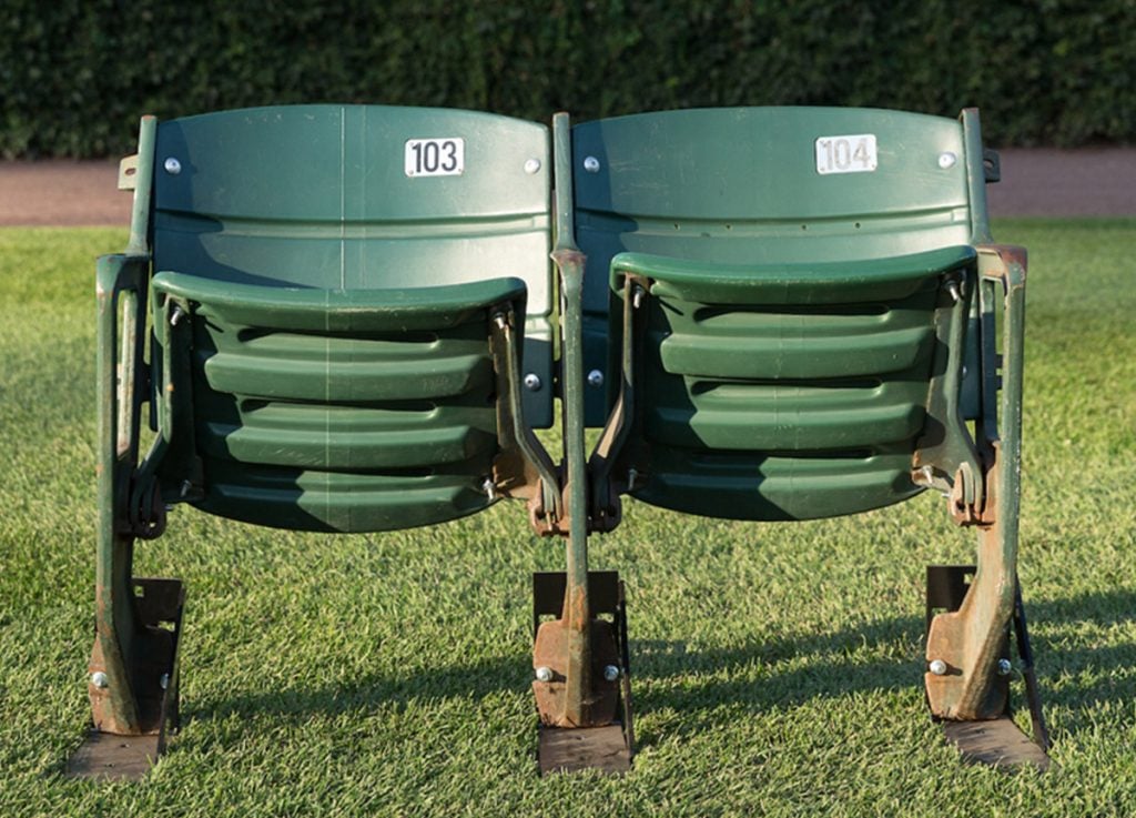 Old Wrigley Field Seats Going Up for Sale