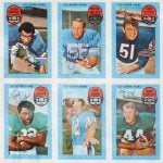Kelloggs 1971 football cards