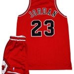 Game used Michael Jordan road uniform