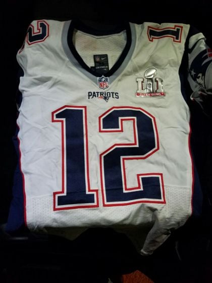 Super Bowl 51 jersey Tom Brady 