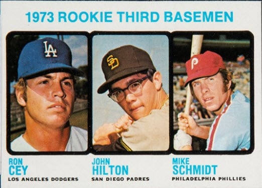Mike Schmidt rookie card 1973 Topps