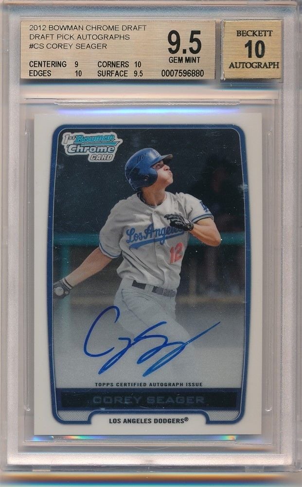 Hottest Corey Seager Baseball Cards on eBay