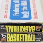 Unopened dual wax box 1971-72 Topps basketball