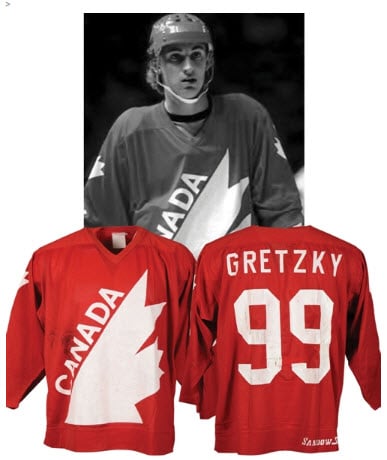 wayne gretzky team canada jersey