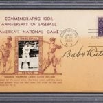 Autographed 1939 Babe Ruth first day cover