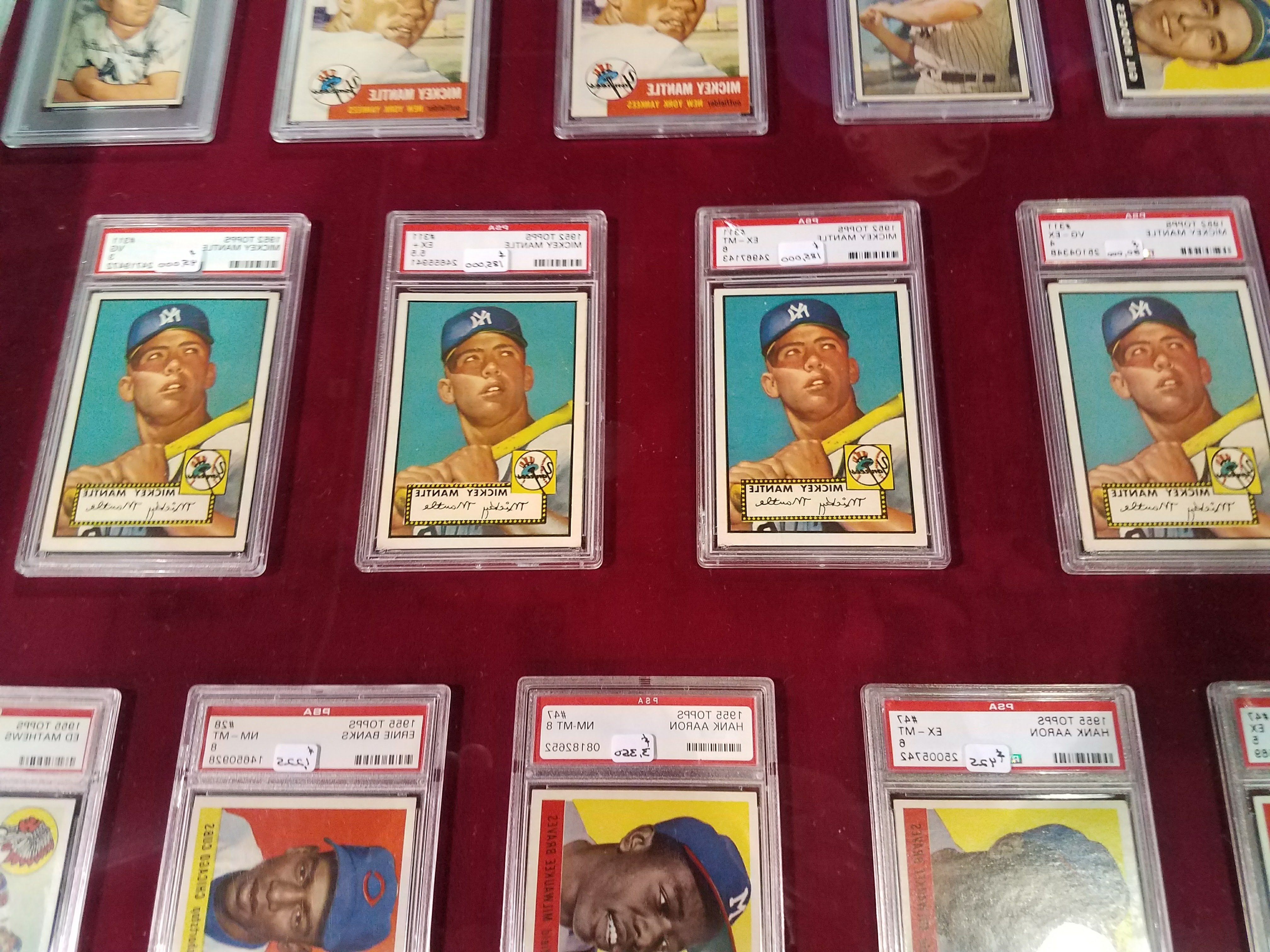 A collection of Vintage Baseball Cards