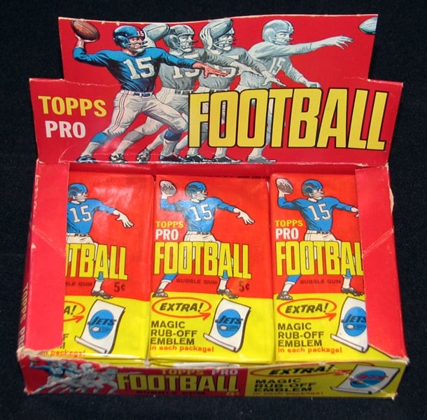 Topps 1965 football wax