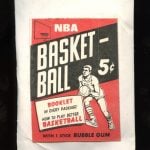 Topps 1968-69 Test Basketball Unopened Pack