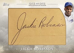 2018 Topps cut signature Jackie Robinson