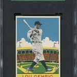Lou Gehrig 1933 DeLong card PSA 8