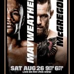 Mayweather-McGregor Topps trading card