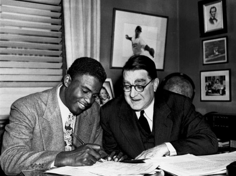 Jackie Robinson in 1947: Debut with the Dodgers – Society for