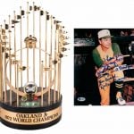 Dick Williams 1972 World Series trophy