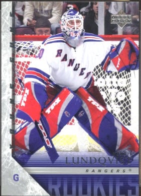 Henrik Lundqvist New York Rangers Autographed 22 x 26 2014