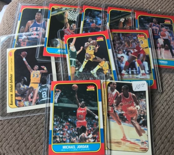 1986 Fleer basketball cards