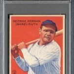 PSA 8 Babe Ruth 1933 Goudey card