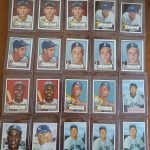 Mint 1950s baseball card collection Mickey Mantle