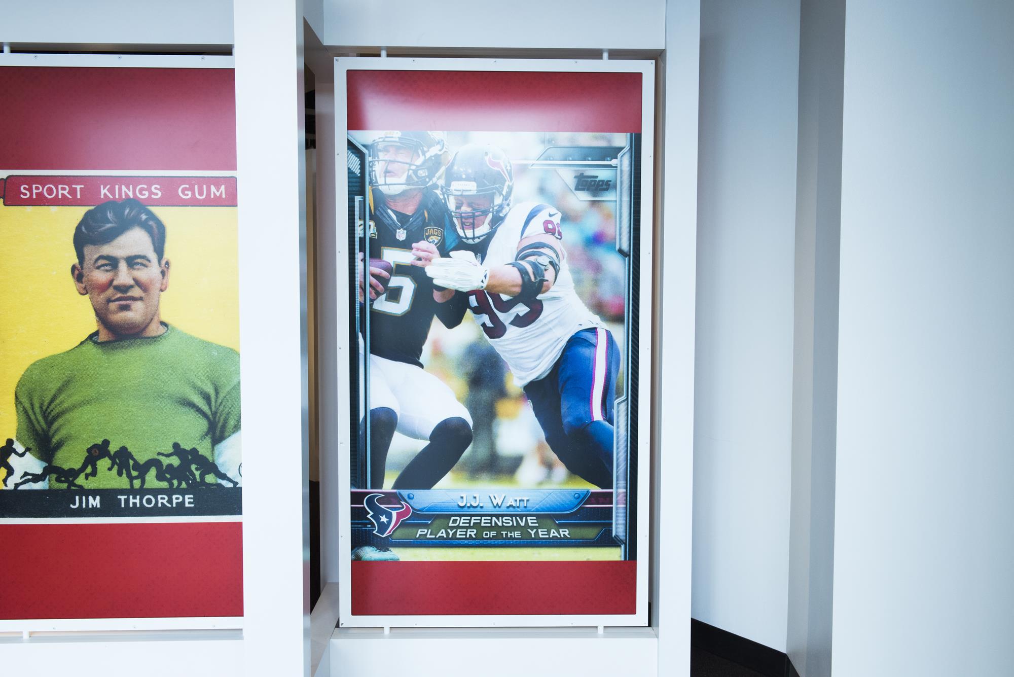 PHOTO GALLERY World's Best Football Card Collection Still on Display