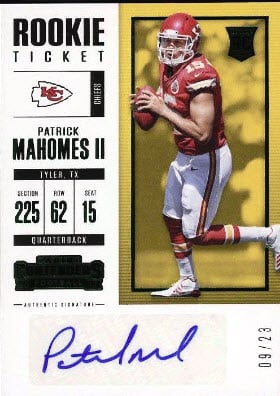 Seven-figure Patrick Mahomes 1-of-1 Rookie Card Hits the Market