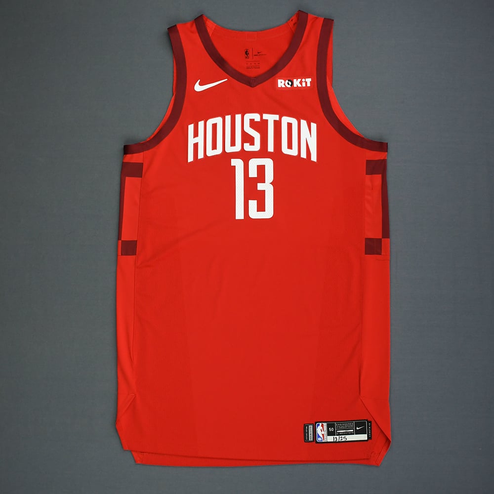 Christmas Day Jersey from Harden's Incredible Streak Now on the Block