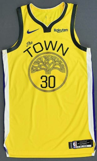 Stephen Curry - Game-Worn City Edition Jersey - Charity Auction