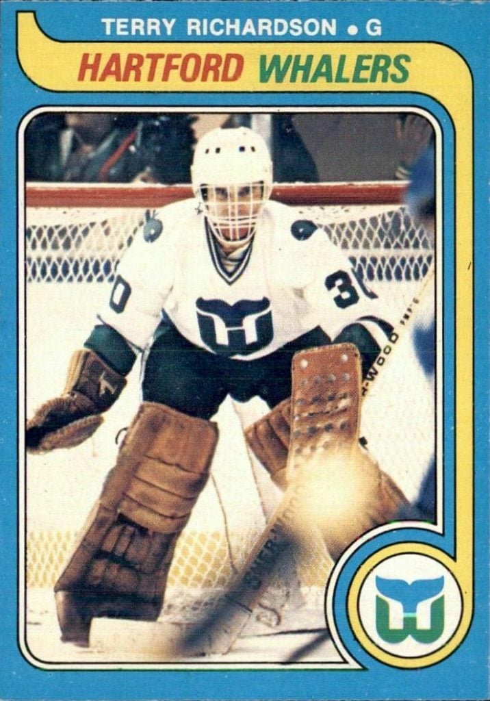  1980 Topps # 77 John Garrett Hartford Whalers (Hockey