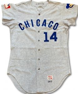 Newly Uncovered 1969 Ernie Banks Jersey Coming to SCP Auctions