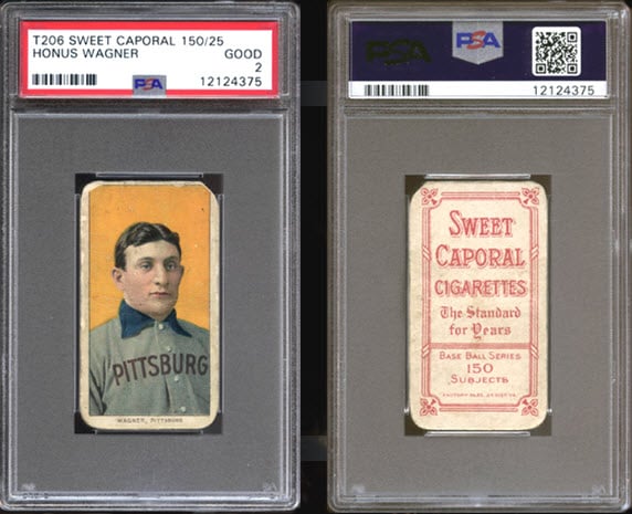 T206 Honus Wagner PSA 2 Sets New Record of $1.35M in Mile High Auction