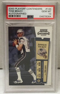 Tom Brady autographed rookie card sells for record $3.1 million