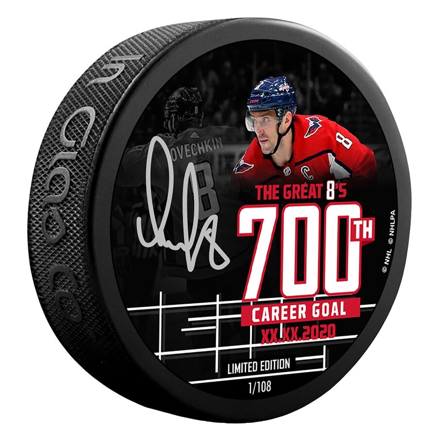Alex Ovechkin Washington Capitals Autographed Hockey Puck - Autographed NHL  Pucks