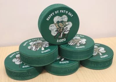 MeiGray Auction of the Week: Bruins St. Patricks Day Warm Up Jerseys
