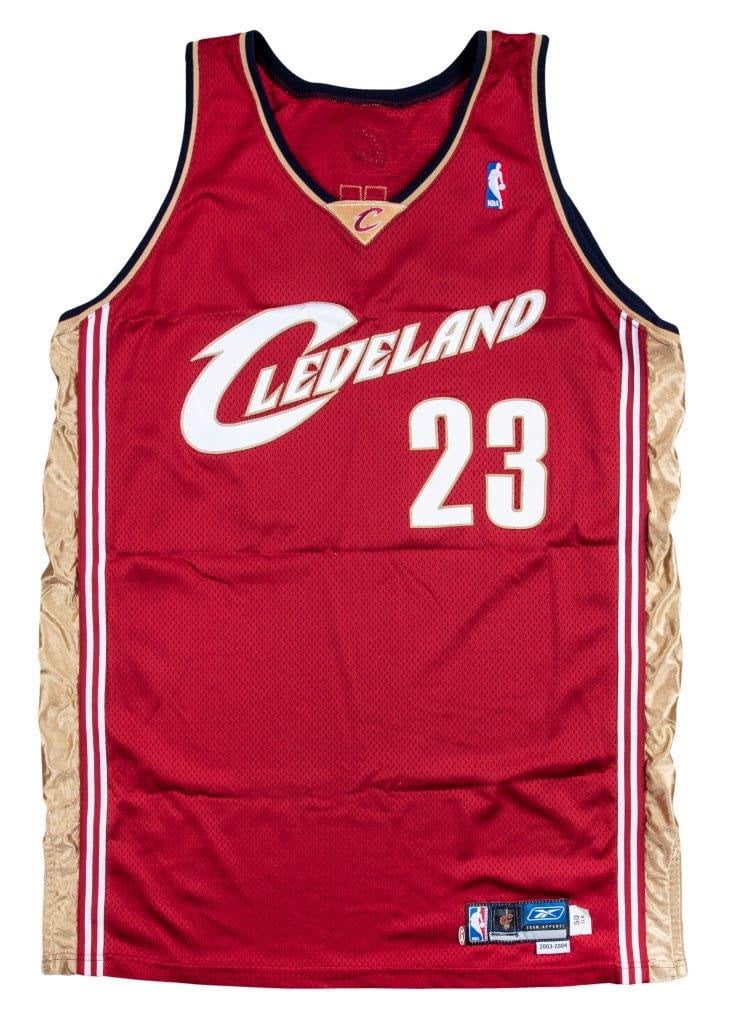 lebron rookie of the year jersey