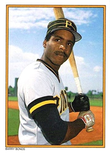 1987 Fleer GLOSSY #604 Barry Bonds Pirates ROOKIE RC PSA 8 Graded Baseball  Card