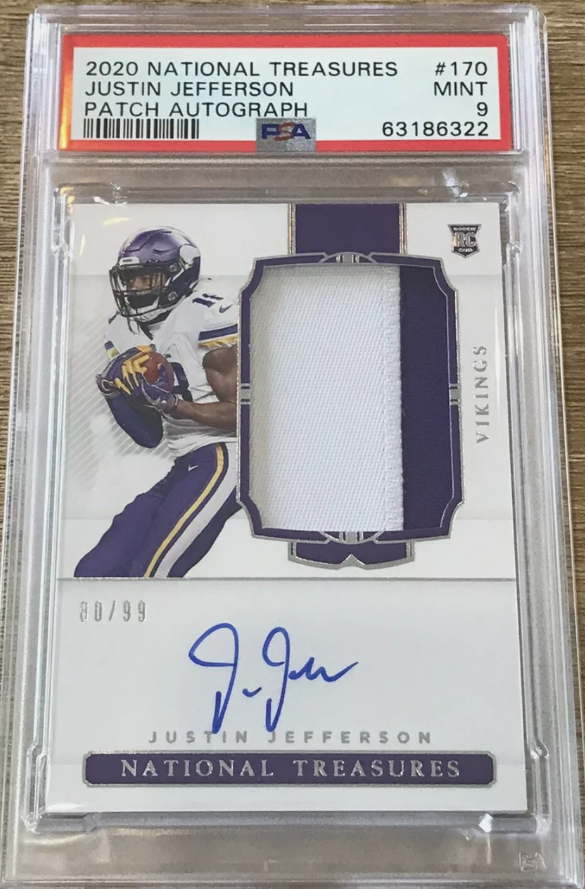 2021 National Treasures Prodigy Rookie Patch Auto Justin Fields RC