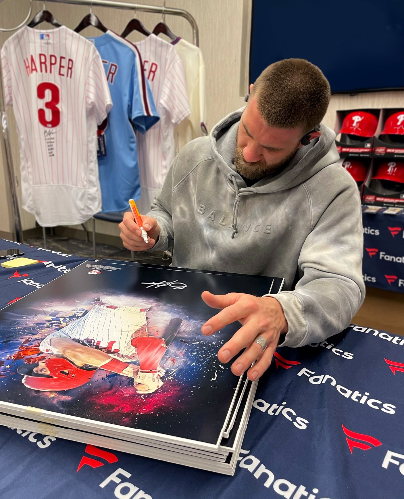Bryce Harper in Exclusive Autograph, Game-Used Deal with Fanatics