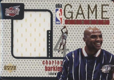 The Case of the 1996 Upper Deck Game Jersey Sample Card 